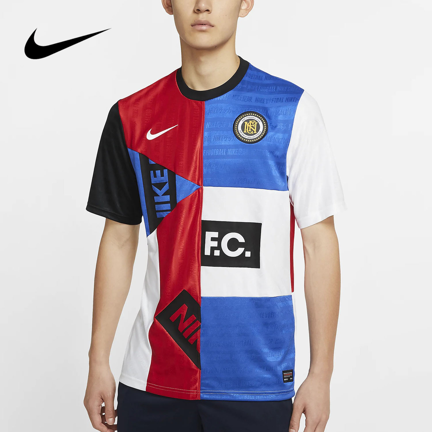 Nike/耐克正品当季新款 F.C. 主场男子足球透气球衣 CJ2490