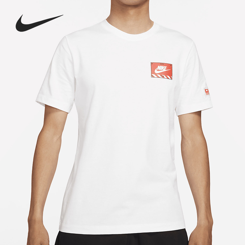 Nike/耐克正品 当季新款男子鞋盒印花运动休闲短袖T恤 DJ1398