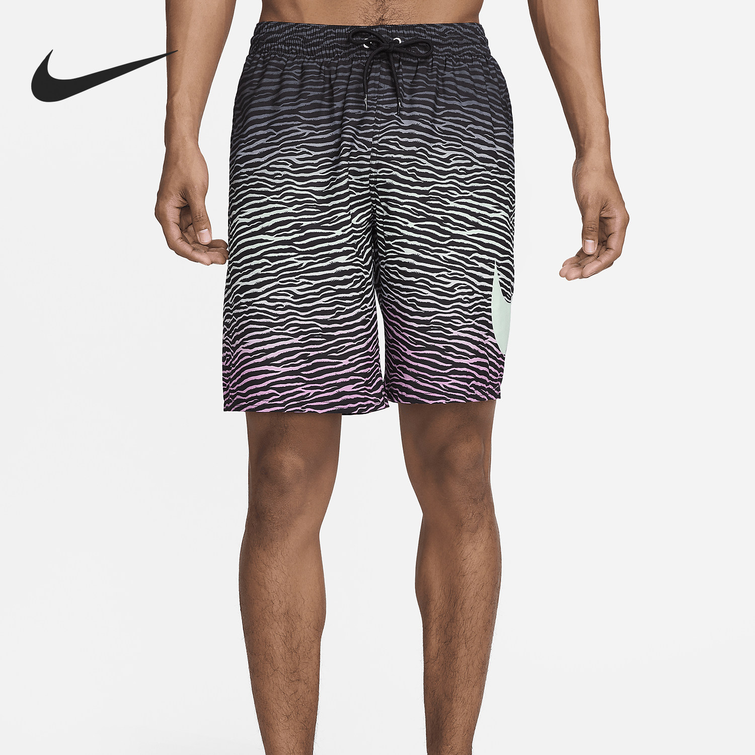 Nike/耐克正品Swim 男士系带抽绳系带宽松沙滩短裤FZ6461-011,运动服/休闲服装,运动中长裤／短裤,淘宝优惠券,粉丝福利购,淘宝优惠卷