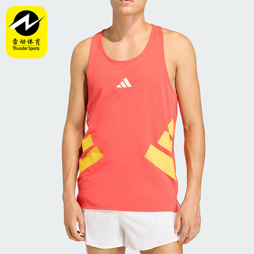 Adidas/阿迪达斯正品男士运动休闲舒适透气无袖上衣JY8625
