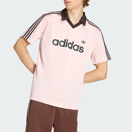 Adidas/阿迪达斯正品三叶草男士运动翻领球衣风短袖POLO衫KE3580