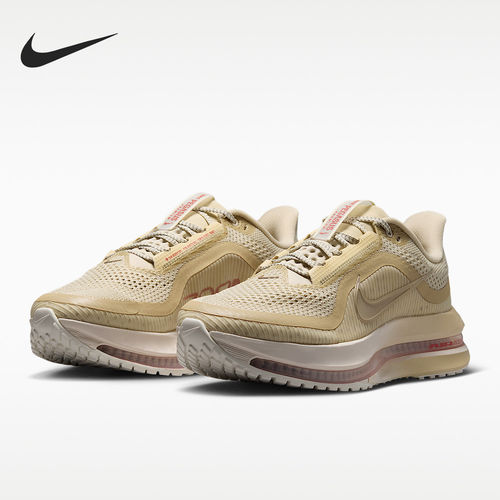 Nike耐克正品Pegasus Premium女款厚底圆头系带跑步鞋HQ2593-200