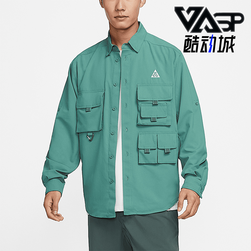 Nike/耐克正品春秋款男士户外多口袋翻领宽松休闲外套DN3937-361