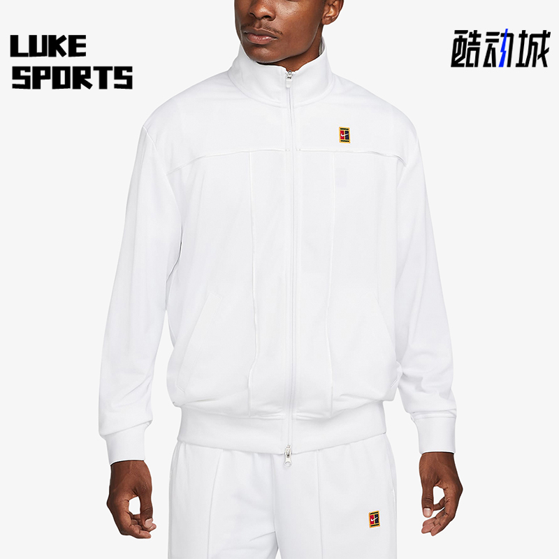 Nike/耐克正品新款男士加绒网球运动针织经典夹克外套DC2566-100