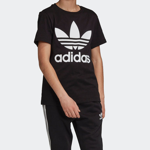 Adidas/阿迪达斯正品三叶草 TREFOIL TEE 大童短袖T恤 DV2905