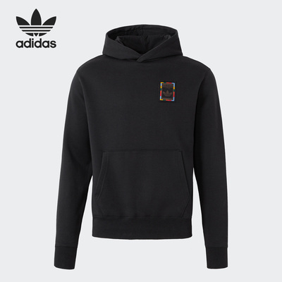 Adidas/阿迪达斯正品新款男女同款休闲运动连帽卫衣IP7540