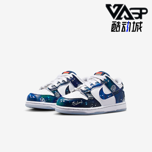 Nike/耐克正品Dunk小童耐磨运动轻便低帮系带休闲鞋IM1447-100