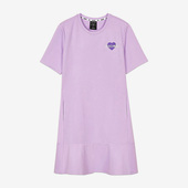 女子休闲运动短袖 Skechers 新款 当季 圆领连衣裙 斯凯奇正品