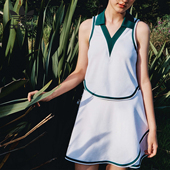 女子无袖 三叶草新款 V领运动连衣裙IN1095 阿迪达斯正品 Adidas