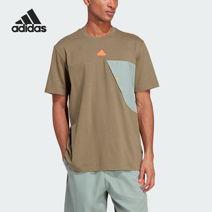 男子运动健身圆领短袖 Adidas 新款 夏季 T恤IP3735 阿迪达斯正品