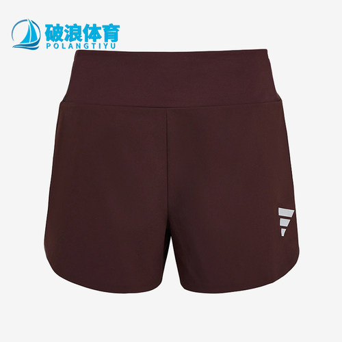 Adidas/阿迪达斯正品女士印花跑步运动训练健身短裤KX4583