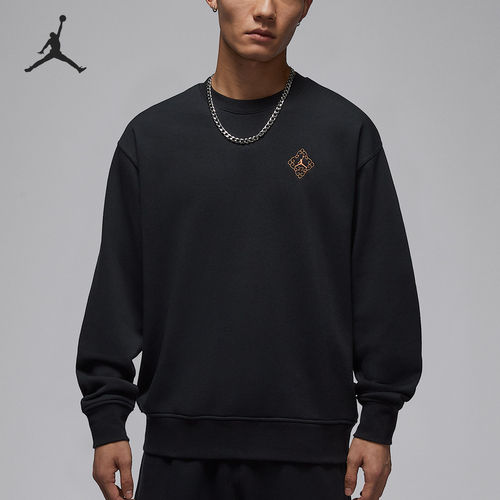 Nike/耐克正品JORDAN男士针织圆领套头休闲卫衣IR0113-010