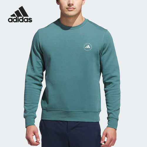 Adidas/阿迪达斯官方正品高尔夫圆领套头长袖卫衣新款卫衣JX7232
