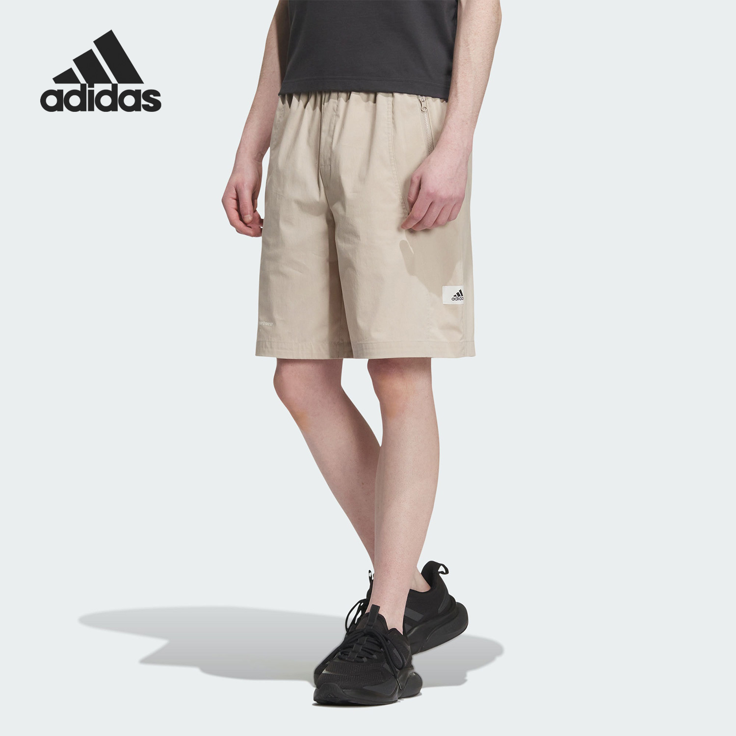 Adidas/阿迪达斯官方正品2023夏季新款男子梭织运动短裤IP4957