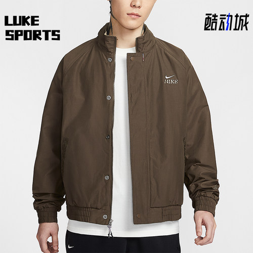 Nike/耐克正品2025冬季款男士日常立领耐穿刺绣外套IQ3705-212