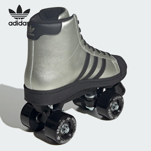 Adidas/阿迪达斯官方正品SUPERSTAR82SKATE新款双排轮滑鞋JS4041
