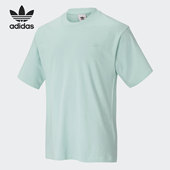 男子休闲短袖 Adidas 新款 三叶草当季 T恤HC8580 阿迪达斯正品