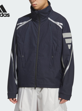 Adidas/阿迪达斯官方正品FOS REFL WVN JK男士梭织宽松外套KF0689