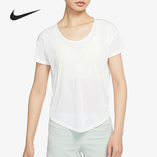 新款 2020夏季 BREATHE 女子短袖 CU3243 Nike 跑步上衣 耐克正品