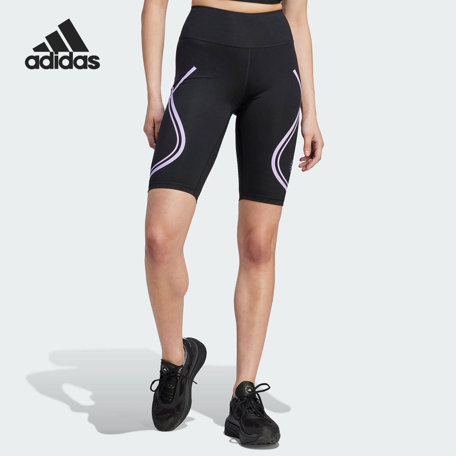 Adidas/阿迪达斯正品SMC 2023新款女子紧身运动短裤IB6804