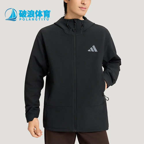 Adidas/阿迪达斯正品MT CW SFTS J男士保暖经典软壳外套KD9409