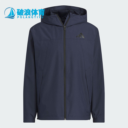 Adidas/阿迪达斯正品2025新款男女同款运动梭织宽松外套KA9310