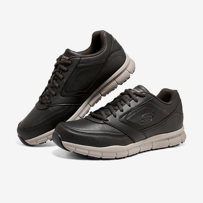 Skechers/斯凯奇正品NAMPA新款男士运动绑带商务轻便休闲鞋