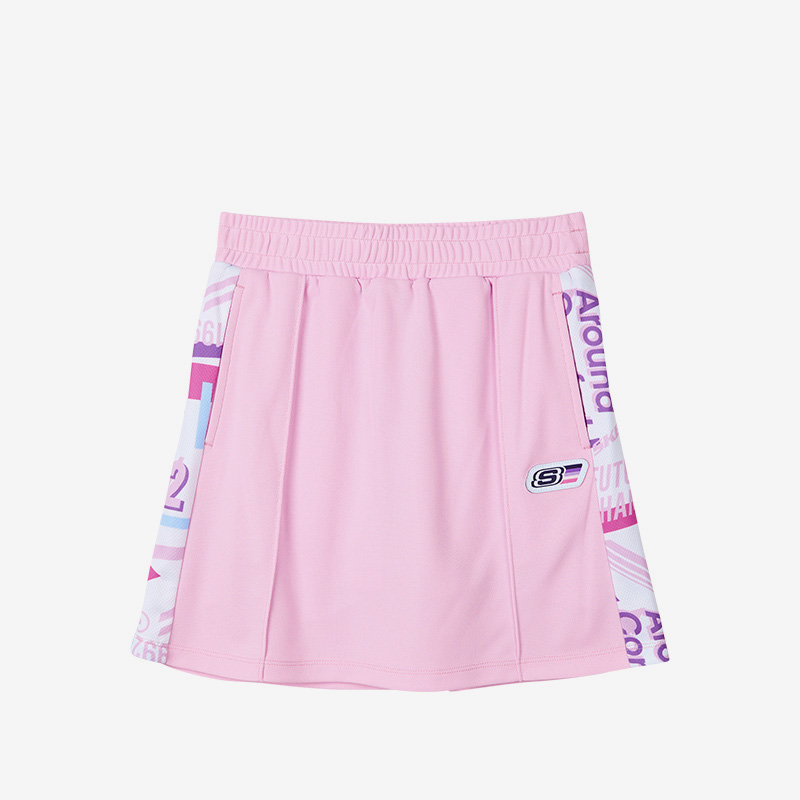 Skechers/斯凯奇正品当季新款儿童透气休闲舒适半身裙短裙