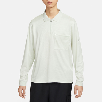 耐克男子网眼复古翻领休闲套头衫