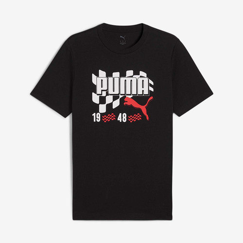Puma/彪马正品夏季新款男士透气时尚印花短袖T恤690253-01