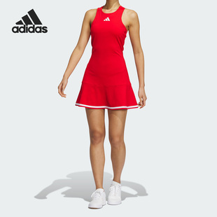 新款 Adidas 夏季 连衣裙IV7576 阿迪达斯官方正品 女子网球运动修身