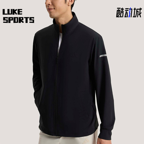 Adidas/阿迪达斯正品春季男士宽松立领经典运动耐穿外套KW4772