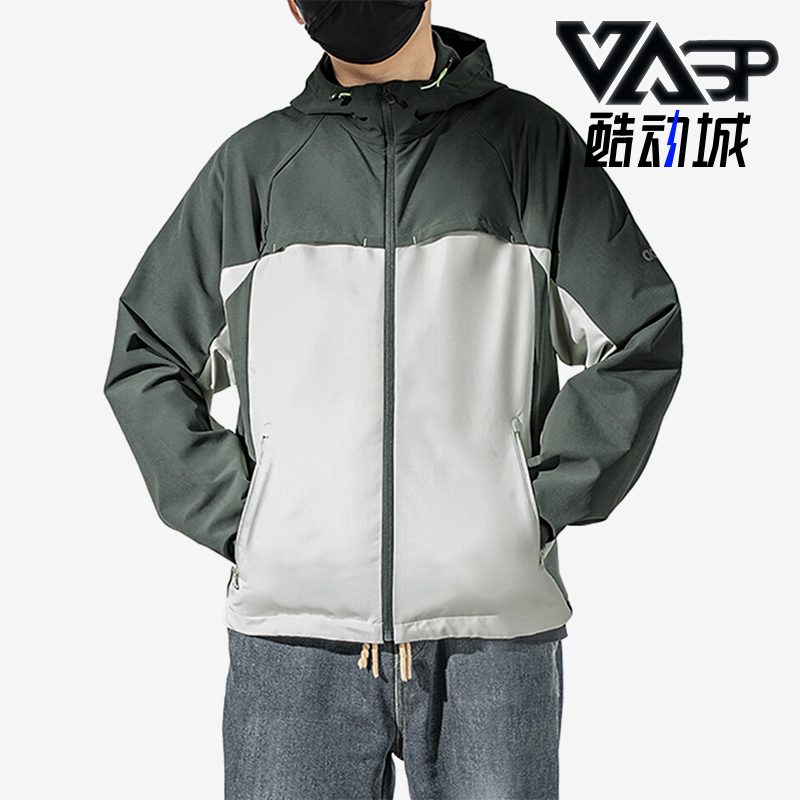 Adidas/阿迪达斯正品春季新款男士经典连帽运动拼接外套KA2557