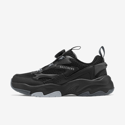 Skechers斯凯奇正品BOYS大童运动潮流经典百搭休闲鞋405323L-BLK