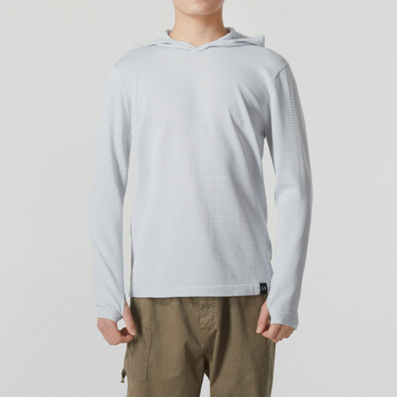 UA/安德玛正品IntelliKnit Wind男士跑步卫衣套头衫1375075-014