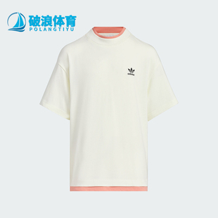 Adidas/阿迪达斯正品三叶草JK GFX TEE大童印花短袖JI9834
