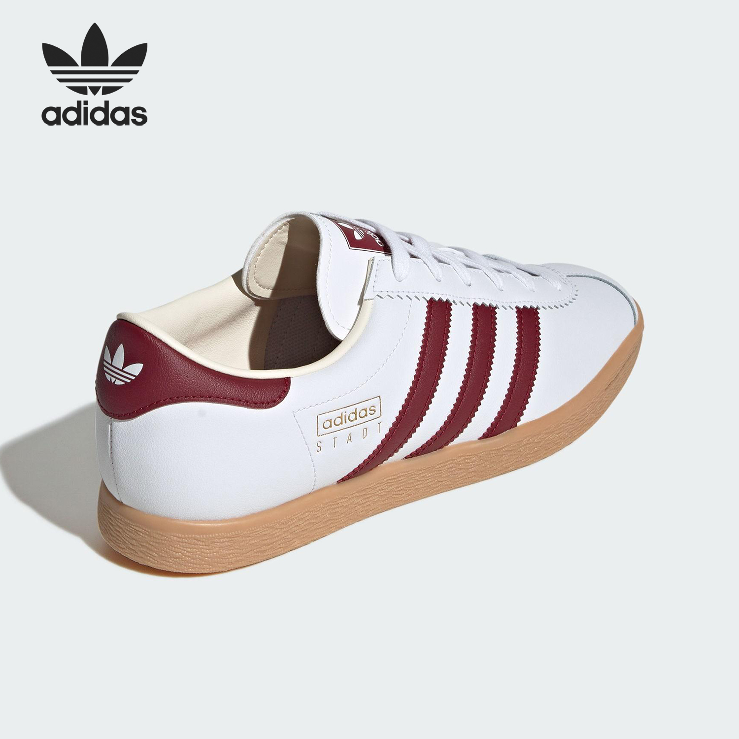 Adidas/阿迪达斯正品三叶草男女运动经典轻便休闲板鞋JR9568