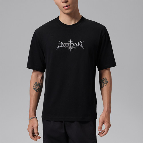 Nike/耐克正品Jordan男士运动舒适印花套头短袖T恤JF9387-010