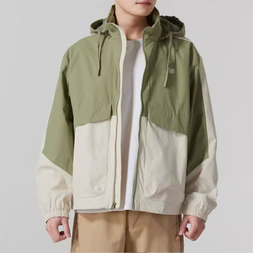 New Balance/NB正品新款男女同款运动拉链连帽外套AMJ51323-OLF