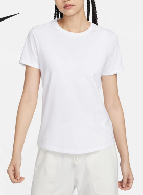 Nike/耐克正品夏季新款女士运动透气简约短袖T恤FJ7129-100