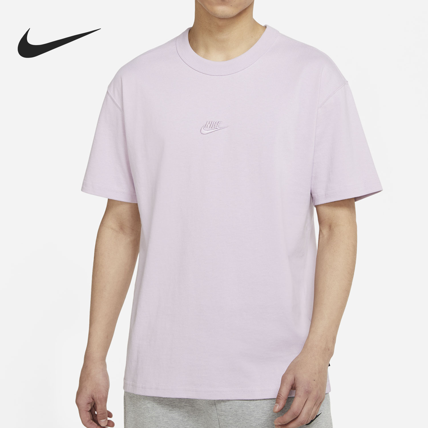 Nike/耐克正品SPORTSWEAR 男子夏季刺绣LOGO 短袖T恤 DB3194