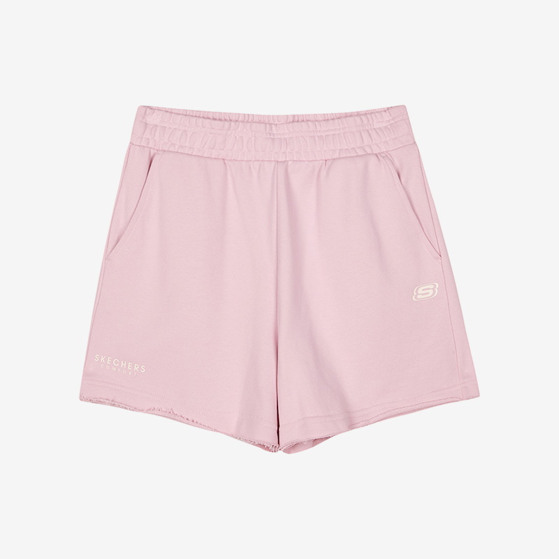 Skechers/斯凯奇正品夏季新款女子运动透气休闲松紧训练短裤