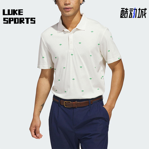 Adidas/阿迪达斯正品F NOVELTY POLO男士满印高尔夫POLO衫JX9264