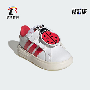 婴童日常低帮魔术贴休闲运动鞋 Adidas 款 春季 KJ8652 阿迪达斯正品