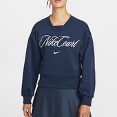 耐克正品 春秋女士透气运动套头V领长袖 时尚 Nike 卫衣IB0758 410