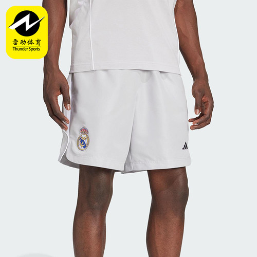 Adidas/阿迪达斯正品2025夏季款男士运动梭织宽松足球短裤JN3067