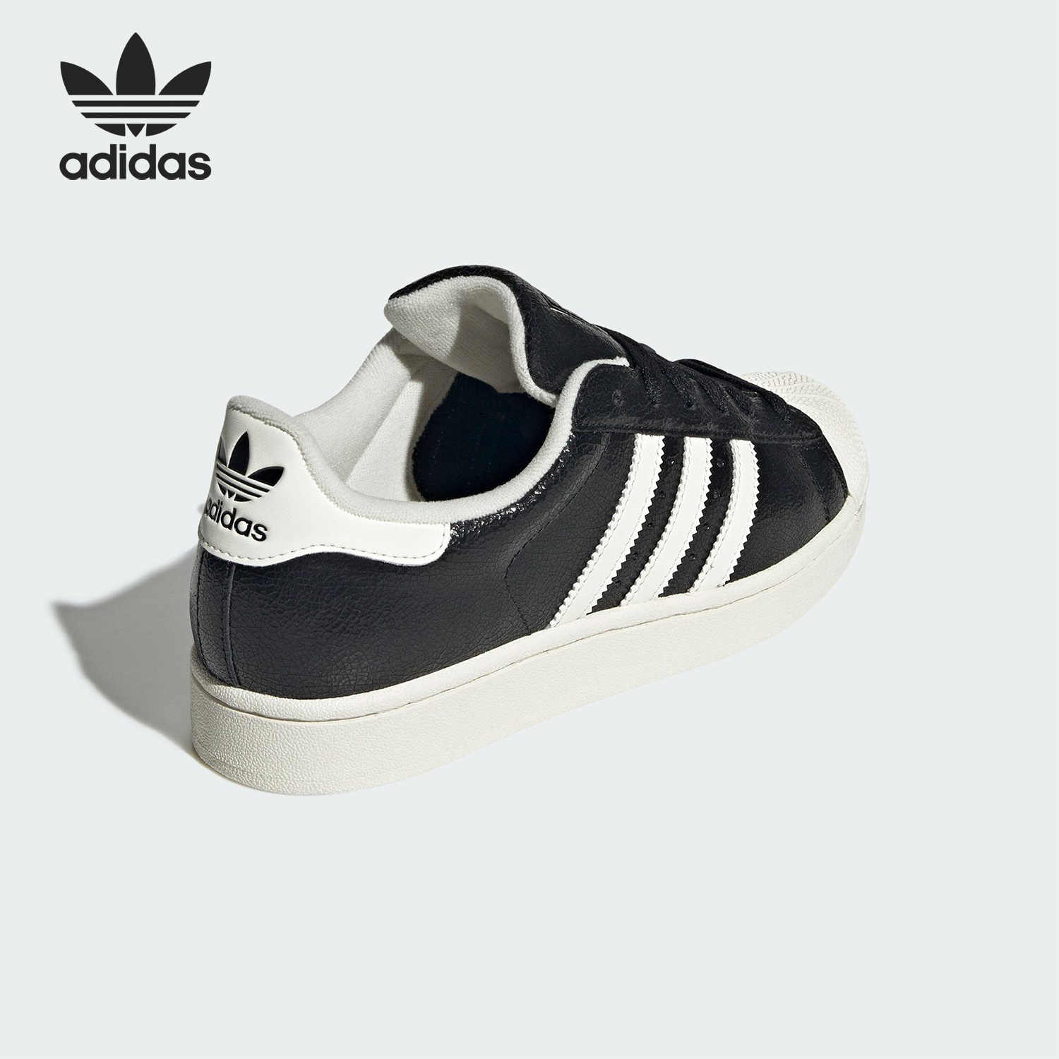 Adidas/阿迪达斯官方正品三叶草女士运动休闲轻便防滑板鞋JS4014