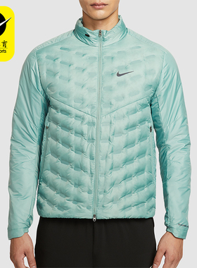 Nike/耐克正品秋冬男士运动保暖拼接训练拉链羽绒夹克FB7557-017