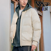 Adidas 阿迪达斯正品 三叶草男女日常保暖立领耐穿羽绒服KF2474