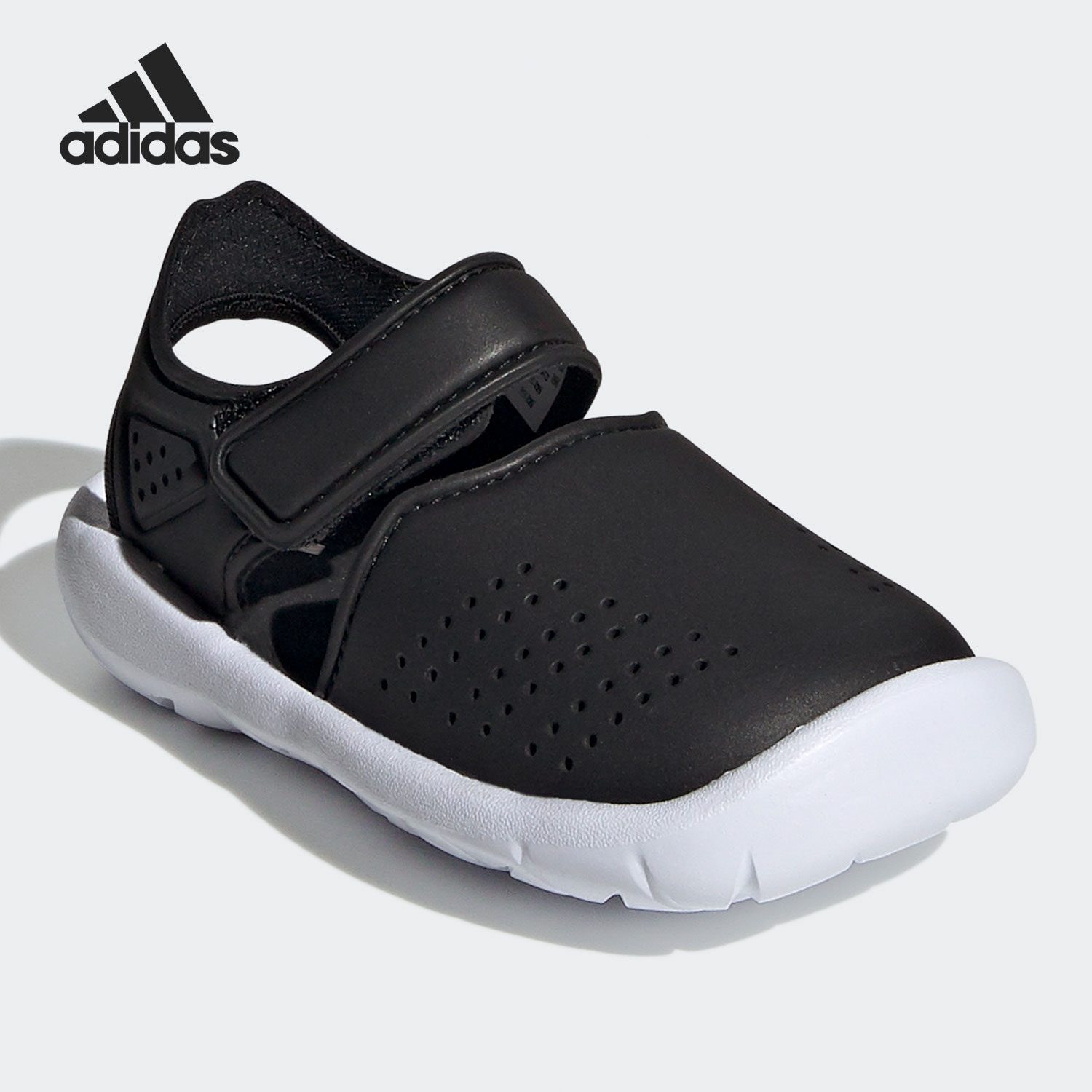 Adidas/阿迪达斯正品FORTASWIM STRIPES I 小童休闲运动鞋 FW6042